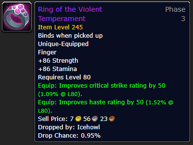 Ring of the Violent Temperament